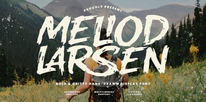 MC Meliod Larsen Font Poster 1