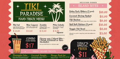 Shaka Sunset Font Poster 9