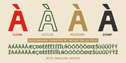 RTCO BRISLING Font Poster 5