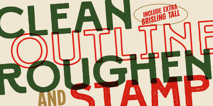 RTCO BRISLING Font Poster 2