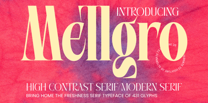 Mellgro Font Poster 1