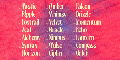 Mellgro Font Poster 13