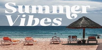 Borth Tropical Font Poster 7
