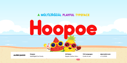 Hoopoe Font Poster 1