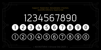 Necrothra Font Poster 8