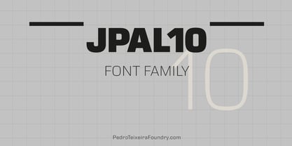 Jp Al10 Font Poster 5