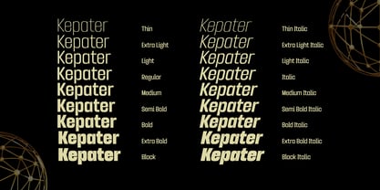 Kepater Font Poster 8