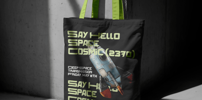 Energy Space Font Poster 5