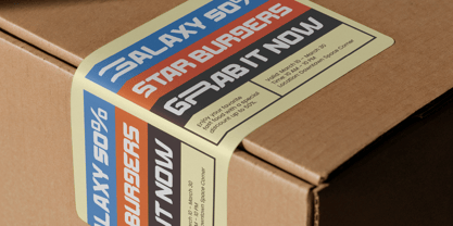 Energy Space Font Poster 10