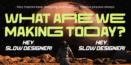 Energy Space Font Poster 11