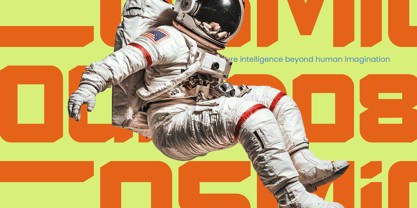 Energy Space Font Poster 6