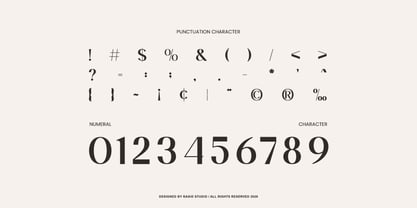 Orviele Font Poster 3