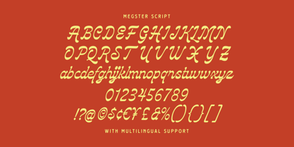 Megster Font Poster 7