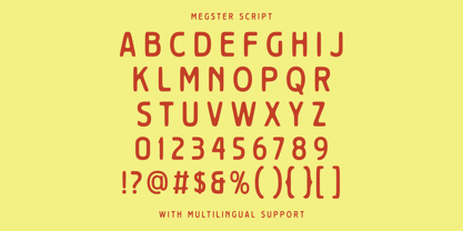 Megster Font Poster 8