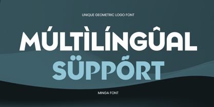 Minga Font Poster 15