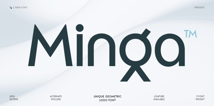 Minga Font Poster 1