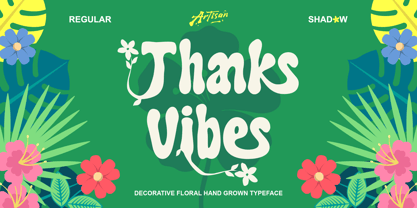 Flowie Font Poster 12