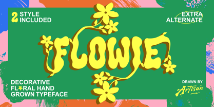 Flowie Font Poster 1