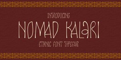 Nomad Kalari Font Poster 1