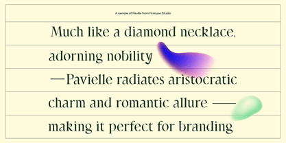 FT Pavielle Font Poster 5