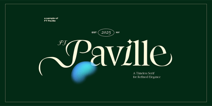 FT Pavielle Font Poster 1