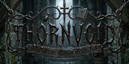 Thornvoid Font Poster 6