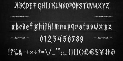Thornvoid Font Poster 11