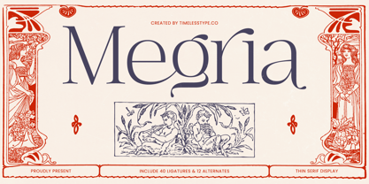 Megria Font Poster 1