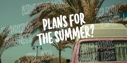 Vacances Font Poster 8