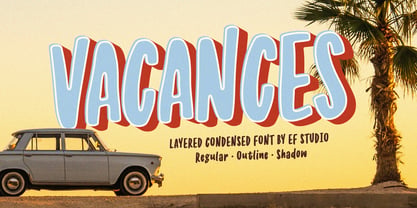 Vacances Font Poster 1