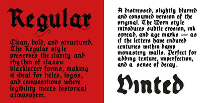 Black Abbey Got Font Poster 3