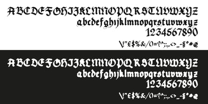 Black Abbey Got Font Poster 2