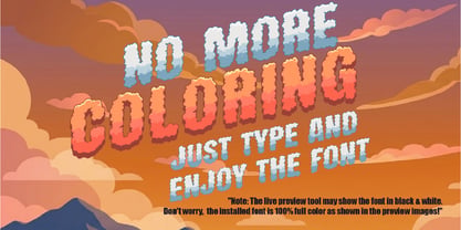 Cloudypop Font Poster 4
