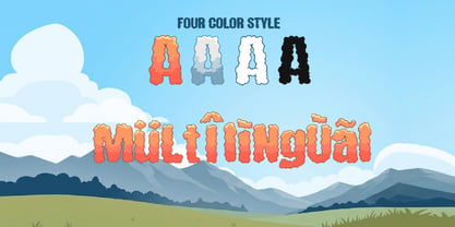 Cloudypop Font Poster 3