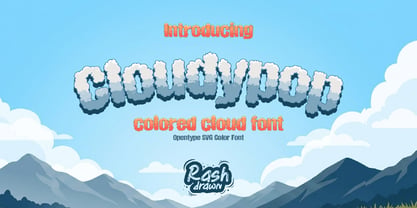 Cloudypop Font Poster 1