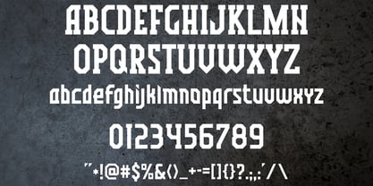 Ironclad Font Poster 8