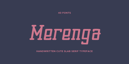 Merenga Font Poster 1