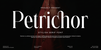 Petrichor Font Poster 1