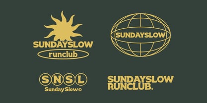 East Bound Font Poster 3