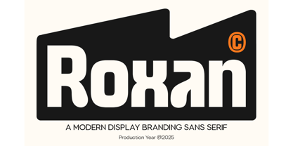 Roxan Font Poster 1