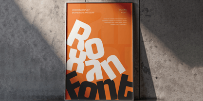Roxan Font Poster 4