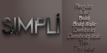 Simpli Font Poster 3
