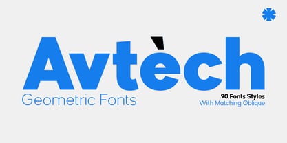 Avtech Font Poster 1