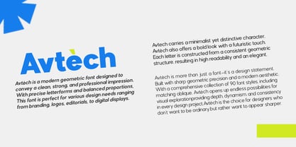 Avtech Font Poster 9