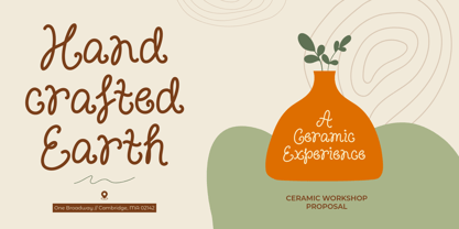 Curly Unique Font Poster 4
