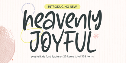 Heavenly Joyful Font Poster 1