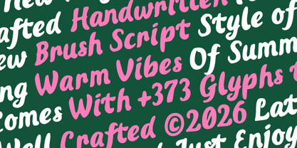 MN Soraine Font Poster 2
