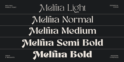 Melfira Font Poster 3