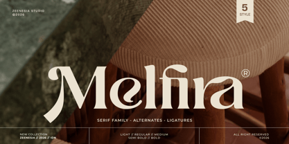 Melfira Font Poster 1