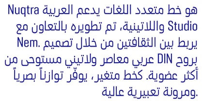 Nuqtra Arabic Font Poster 2